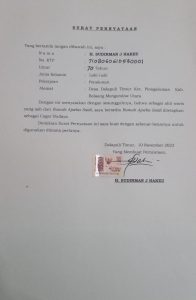 Surat pernyataan