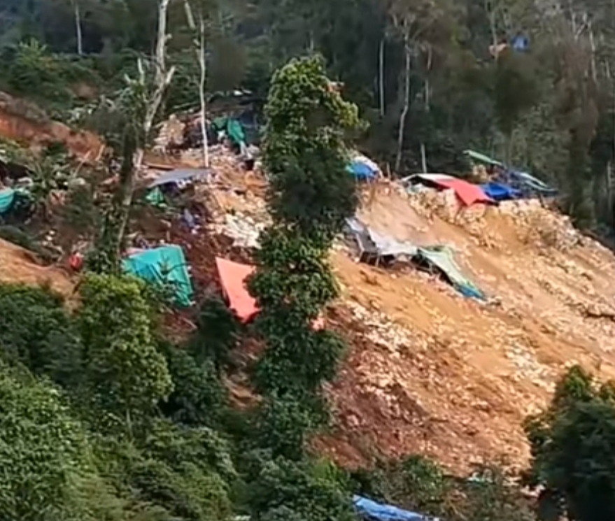 lokasi tambang Suawa (tangkapan Layar Tiktok)