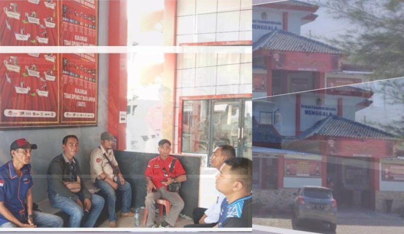 Sejumlah awak media sambangi Rutan kelas 2B Menggala terkait dugaan praktik pungli dalam rutan. (Foto : Benny