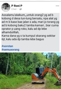 Unggahan Akun P Roni P