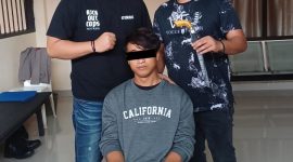 Tim Resmob Polres Kotamobagu berhasil mengamankan pelaku penikaman//Foto: Humas Polres Kotamobagu.