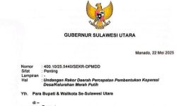 Undangan rakor bersama Bupati wali kota Kepala desa Hingga BPD SE Sulut (doc negara)