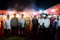 Wakil Gubernur Gorontalo, Idah Syahidah Rusli Habibie Saat Menghadiri Festival Apangi dan Pawai Obor di Desa Pantungo, Telaga Biru. (Foto: HUMAS) 
