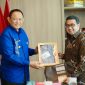 Gubernur Gorontalo, Gusnar Ismail Saat Diterima Menteri Ekonomi Kreatif, Teuku Riefky Harsya.
