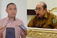 Juru Bicara Pemerintah Provinsi Gorontalo, Alvian Mato (kiri), dan Wali Kota Gorontalo, Adhan Dambea (kanan). (Foto: Kolase/Redaksi)