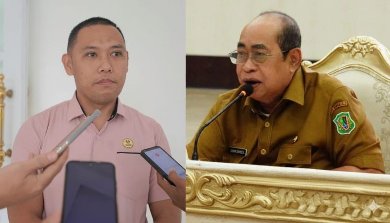Juru Bicara Pemerintah Provinsi Gorontalo, Alvian Mato (kiri), dan Wali Kota Gorontalo, Adhan Dambea (kanan). (Foto: Kolase/Redaksi)