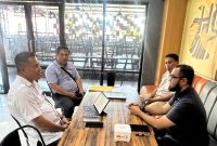 Kepala Disdikbud Provinsi Gorontalo, Darman Samad bersama perwakilan Densus 88 Gorontalo, Rabu (4/2/2026). (Foto: Ist).